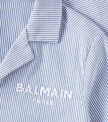 Hemd aus einem Baumwollgemisch | Balmain Kids