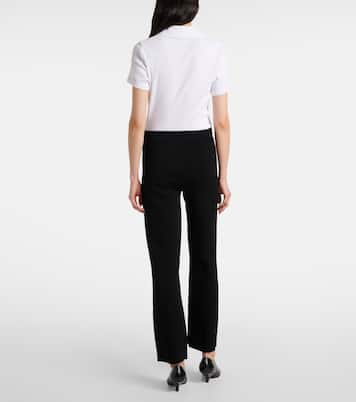 High-rise flared pants  | Veronica Beard