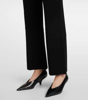 High-rise flared pants  | Veronica Beard