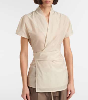 Top a portafoglio Laura in cotone | Rick Owens