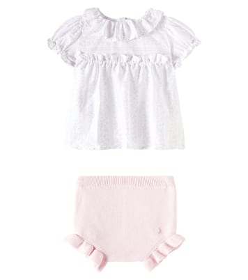 Bebé - set de vestido y braga de algodón | Patachou