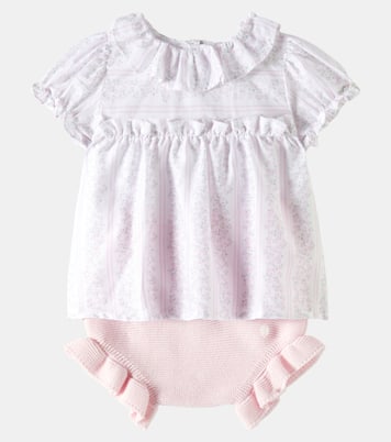 Bebé - set de vestido y braga de algodón | Patachou