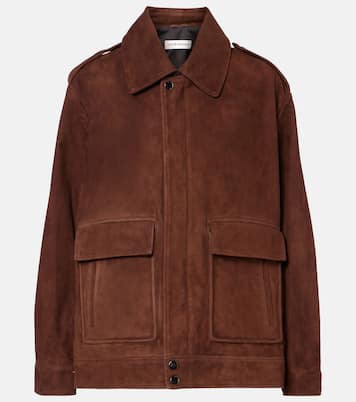 Giacca Drey in suede | Nour Hammour