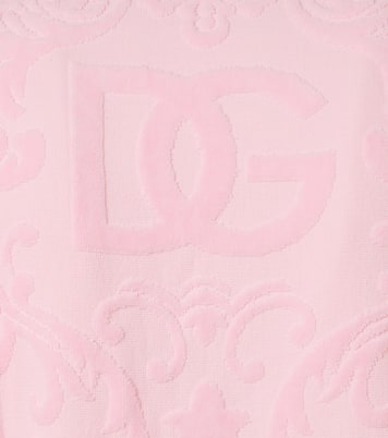 Accappatoio DG in jacquard di cotone | Dolce&Gabbana Casa