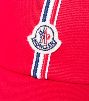 Cappello da baseball in cotone con logo | Moncler Enfant