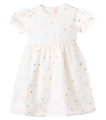 Besticktes Kleid Gardenia Ceremony aus Organza | La Coqueta