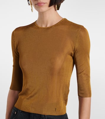 Top Cassandre in maglia | Saint Laurent
