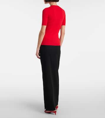 Celina ribbed-knit wool-blend top | Khaite
