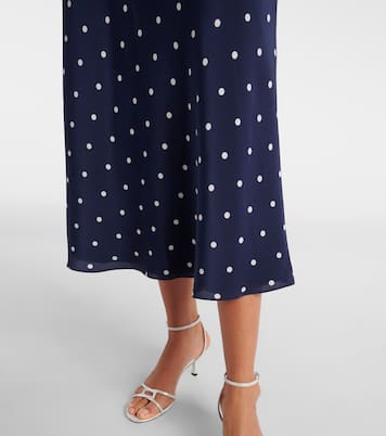 Polka-dot silk midi dress | Alessandra Rich