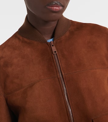 Giacca blouson in suede | Prada