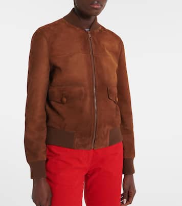 Giacca blouson in suede | Prada
