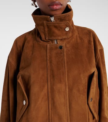 Briar suede bomber jacket | Nour Hammour