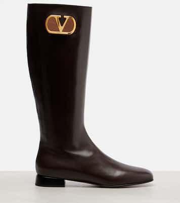VLogo Signature leather boots | Valentino Garavani
