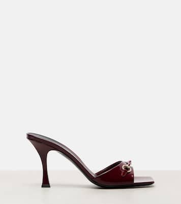 Mules Selene Horsebit in pelle | Gucci