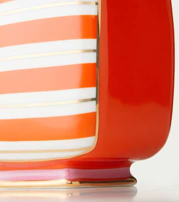 Portofino Square striped porcelain vase | Jonathan Adler