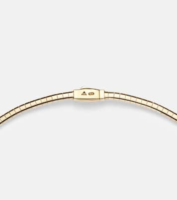 18kt gold necklace with diamonds | FoundRae