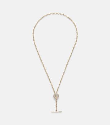 14kt gold chain necklace with diamonds | Stone and Strand