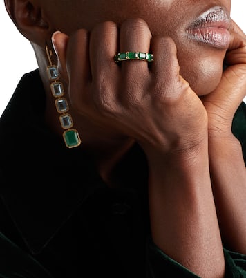 18kt gold ring with emerald | Shay Jewelry