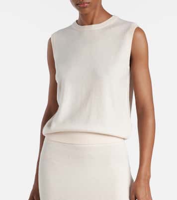 Wool and cashmere sweater vest | Jardin des Orangers