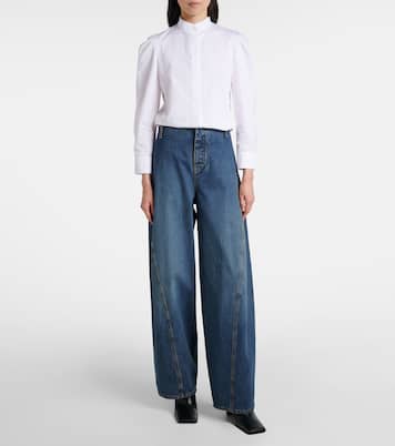 Mid-rise wide-leg jeans | Alaïa