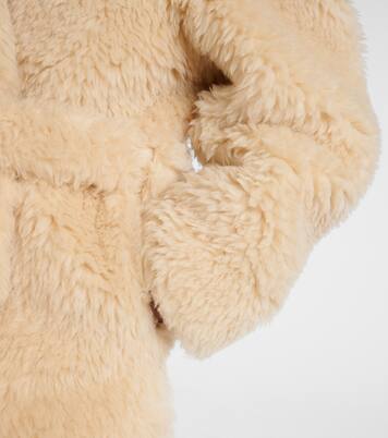 Giacca in teddy di misto lana con cintura | Stella McCartney