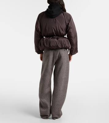 Belted hooded puffer jacket | Magda Butrym
