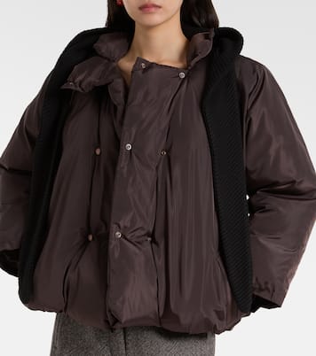 Belted hooded puffer jacket | Magda Butrym