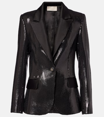 Sequined satin blazer | Elie Saab