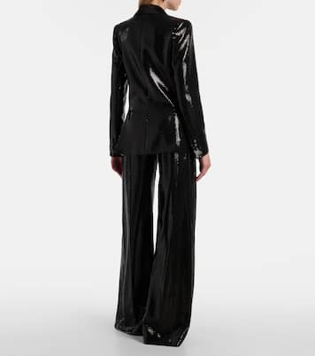 Sequined satin blazer | Elie Saab