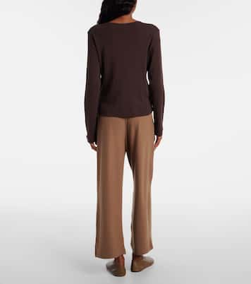 Cardigan aus Pointelle-Strick | Leset