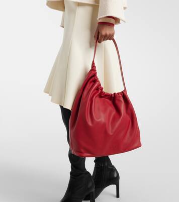 Demi Lune Cloud Medium leather shoulder bag | Aesther Ekme