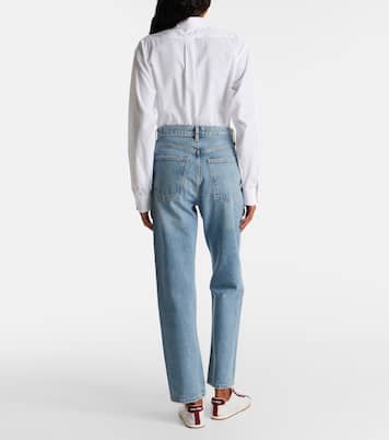 90's Pinch Waist high-rise straight jeans | Agolde