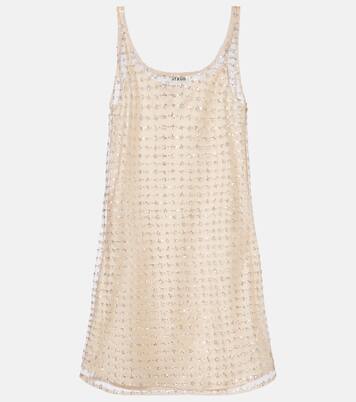 Aurielle sequined tulle minidress | Staud