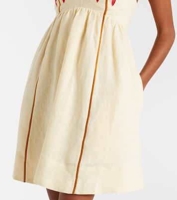 Minikleid Cocoon Tree aus Leinen | Farm Rio