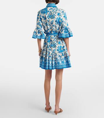 Printed mini shirt dress | Etro