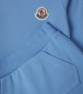 Baby fleece sweatshirt and sweatpants set | Moncler Enfant