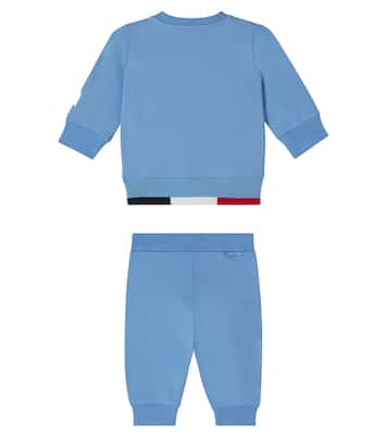 Baby fleece sweatshirt and sweatpants set | Moncler Enfant