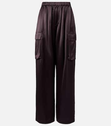 Cargohose Delny aus Satin | The Frankie Shop