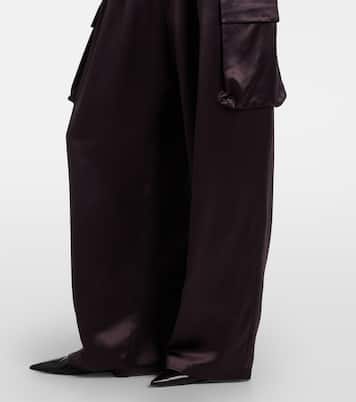Cargohose Delny aus Satin | The Frankie Shop