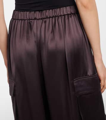 Cargohose Delny aus Satin | The Frankie Shop