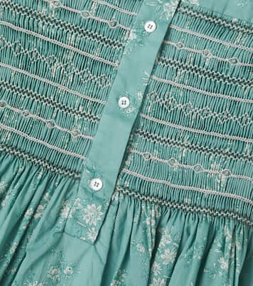 Fabiola smocked floral cotton dress | Bonpoint