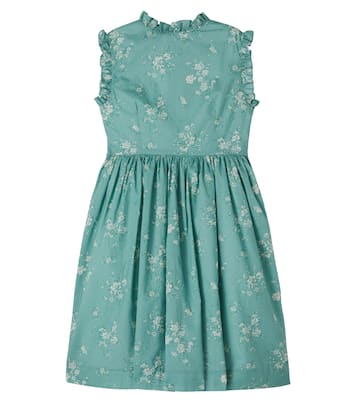 Fabiola smocked floral cotton dress | Bonpoint