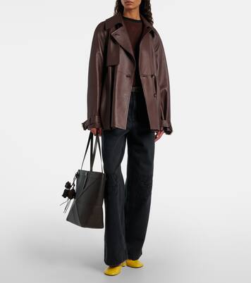 Puzzle Fold Medium leather tote bag | Loewe