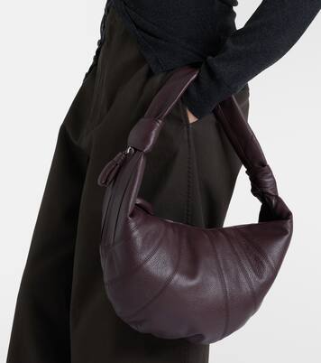 Schultertasche Force Crescent aus Leder | Lemaire