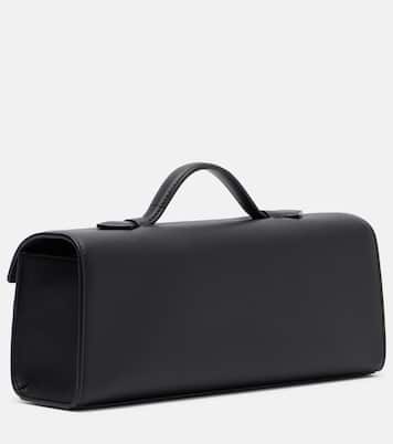 Symmetry Slim leather top-handle bag | Savette