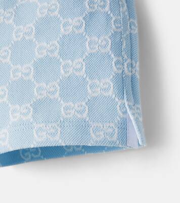 Baby GG cotton piqué shorts | Gucci Kids