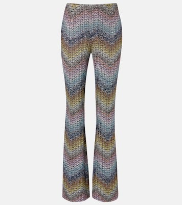 Sequined lamé wide-leg pants | Missoni