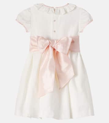 Bow-detail linen and cotton dress | Pepa London