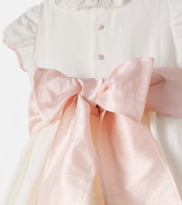 Bow-detail linen and cotton dress | Pepa London