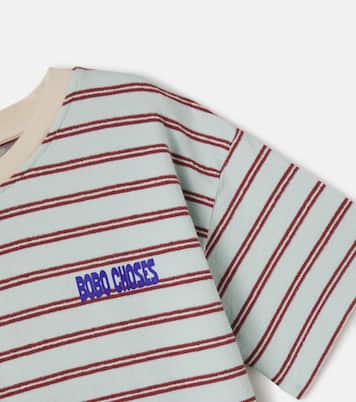 T-shirt rayé en coton | Bobo Choses